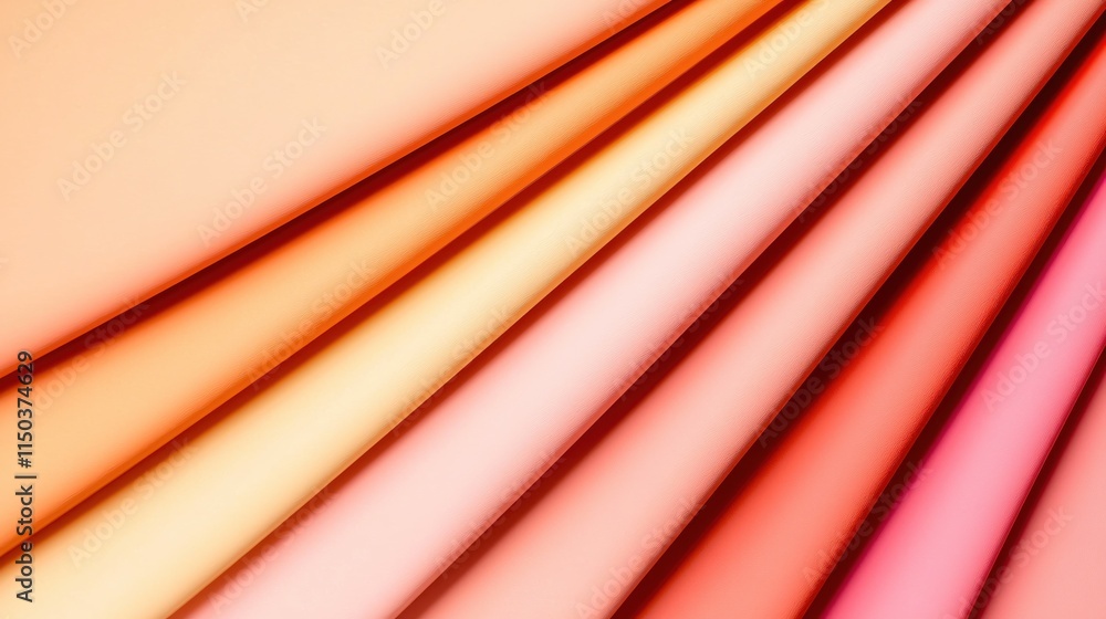 Poster gradient textures of soft hues with gentle light and shadows