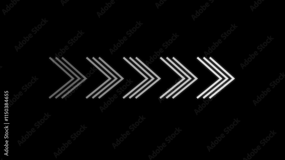 Poster arrow direction symbols in flat style. modern simple arrows. vector illustration.