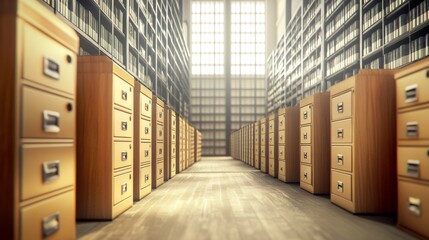 Efficient and secure document management system utilizing filing cabinets for organization and protection of important files