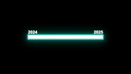 2024 to 2025 year changing concept illustration.