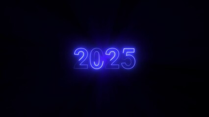 2024 to 2025 year changing concept illustration.