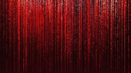 Abstract matrix red background