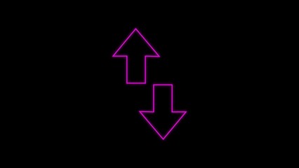 arrow direction symbols in flat style. Modern simple arrows. Vector illustration.