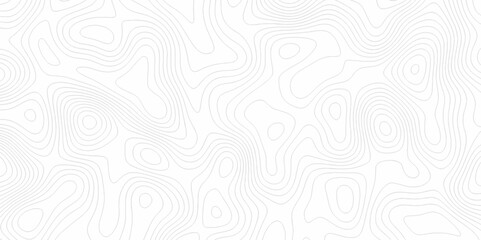 White topography topology vector white background fresh contour map texture. white seamless pattern Abstract background with a wave Topography and geography map grid abstract backdrop.
