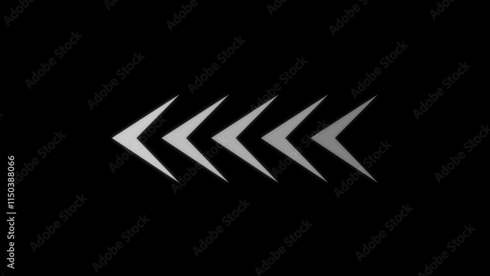 Poster arrow direction symbols in flat style. modern simple arrows. vector illustration.
