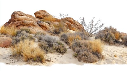 snow covered needles