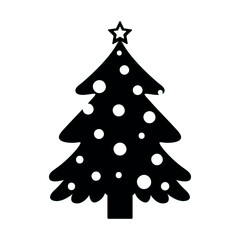 Christmas tree silhouette. christmas tree vector, tree silhouette , christmas tree silhouette