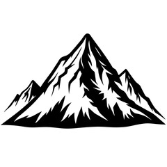 Mountion icon art vector illustration