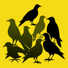 birds on a branch
