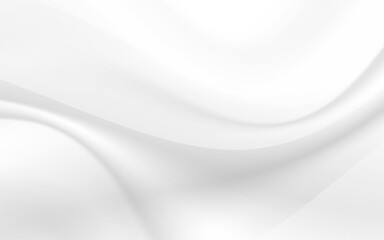 Fototapeta premium Smooth white abstract flowing background curve flow soft