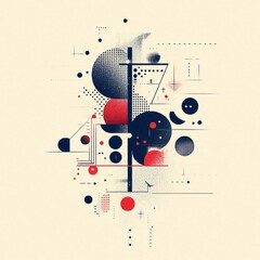 Obraz premium Celebrating new year with abstract art creative studio digital artwork contemporary design vibrant colors modern aesthetic