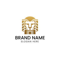 King lion mascot logo