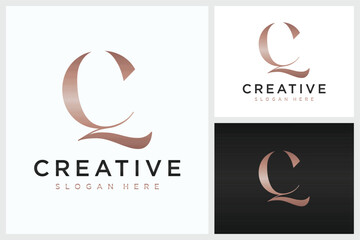 QC initial letter logo design, QC letter logo design vector art, QC logo design with creative initial letter