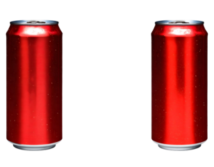 red soda can