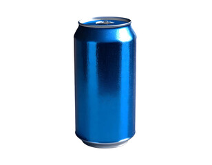 blue soda can