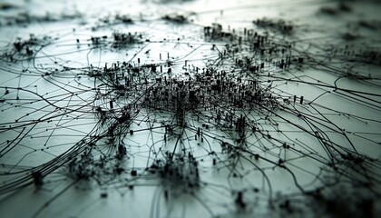 Complex Network Design With Abstract Connections and Structures Created on a Smooth Surface