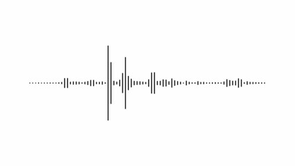 Sound wave rhythm background, technology concept, Sound waves Music equalizer on dark blue background illustrations..