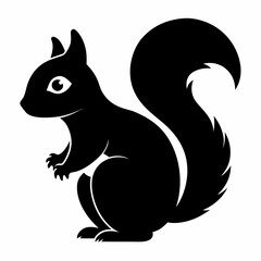 Charming Squirrel Illustration: Perfect Vector Designs for Nature and Wildlife Projects.