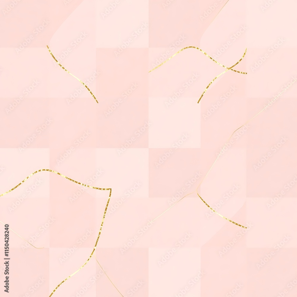 Poster pink and gold minimalist abstract background: a delicate and elegant background with a subtle pink g
