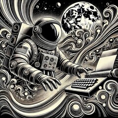 black and white background