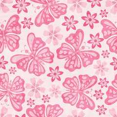 butterfly seamless pattern