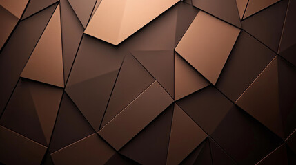 A textured surface exhibits a rich mocha mousse color, illuminated by warm light, enhancing the intricate details and adding depth to the environment. Generative AI