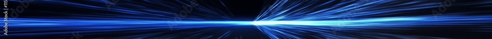 Aufkleber abstract representation of light streaks illustrating speed and motion in a futuristic digital envir