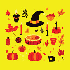 Illustration for thanksgiving celebration Vector 
