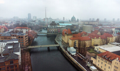 Foggy landscape of  Berlin © Marat Lala