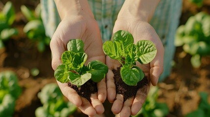 Inspecting soil quality  essential steps for smart farming and successful seed planting techniques