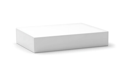 Fototapeta premium white box isolated on white
