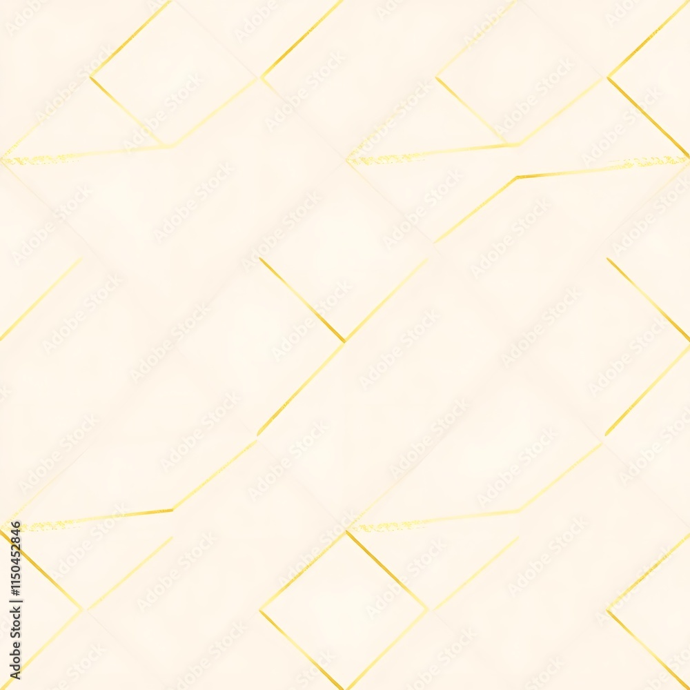 Poster golden geometric pattern: minimalist pink and gold geometric pattern, seamlessly repeating with thin