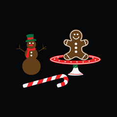 Christmas gingerbread man