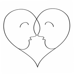 background, pattern, abstract, vector, design, heart, art, illustration, love, white, black, wallpaper, graphic, print, valentine's day, line art, kiss, effect, lip kiss, textured
