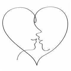 background, pattern, abstract, vector, design, heart, art, illustration, love, white, black, wallpaper, graphic, print, valentine's day, line art, kiss, effect, lip kiss, textured
