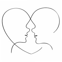 background, pattern, abstract, vector, design, heart, art, illustration, love, white, black, wallpaper, graphic, print, valentine's day, line art, kiss, effect, lip kiss, textured
