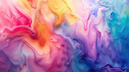 Abstract vibrant spectrum, liquid backgrounds
