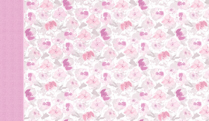 watercolor pattern with coral reef. Underwater wallpaper. sea pattern with tropical aquatic life
