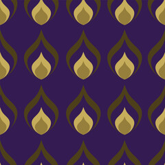 Beautiful little flower pattern on purple background. Sweet flower pattern is perfect for dress.