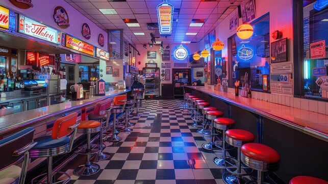 Retro Diner: A Blast from the Past