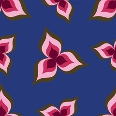 Naklejka premium Flower pattern, Ditsy floral seamless pattern. Small little flower pattern background. Repeat pattern. Ditsy print. Liberty style. Tiny flower seamless design. Ditsy floral for fashion, texture