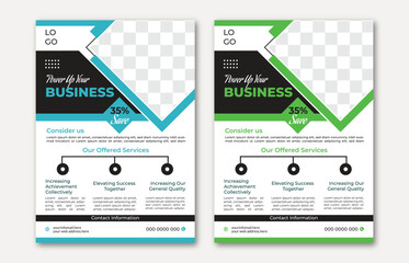 Obraz premium Best Creative Flyer Design layout