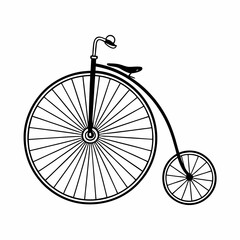 vintage bicycle wheel