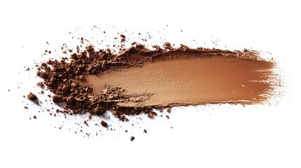 Tanning powder texture with random strokes, Generative AI