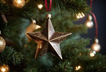 Shimmering star ornaments in gorgeous handmade pieces - Whimsical fantasy style