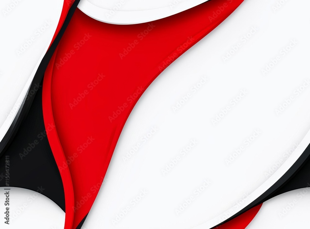 Poster minimal photostock of a abstract gradient red and black tech template background vector design