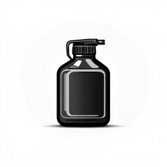 Obraz premium Black Plastic Spray Bottle With A Nozzle