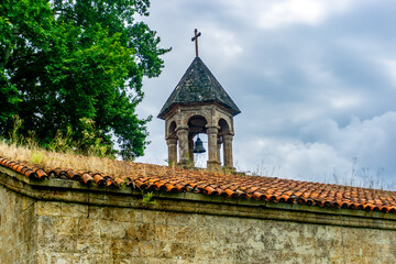 Ancient Caucasian Albanian Chotari Temple  in Azerbaijan, Nidj, Qabala region, August 2024