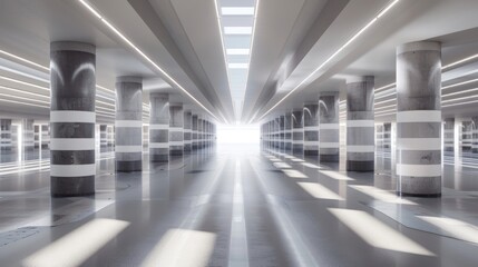 Modern Architectural Design: A Futuristic Parking Garage