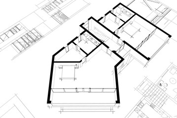 house plan blueprint